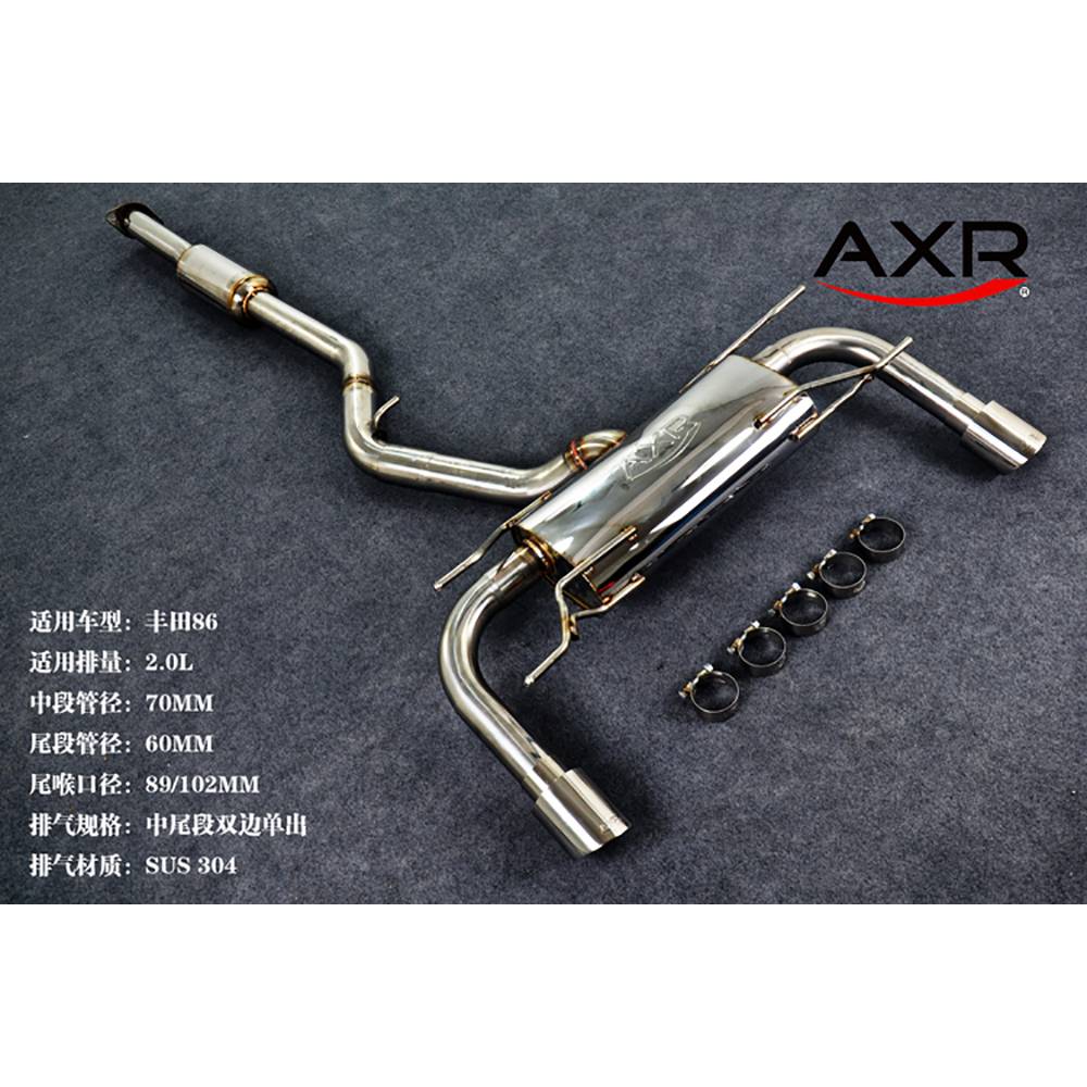 AXR 不锈钢排气 丰田 86 2.0L 适用年份:2013-