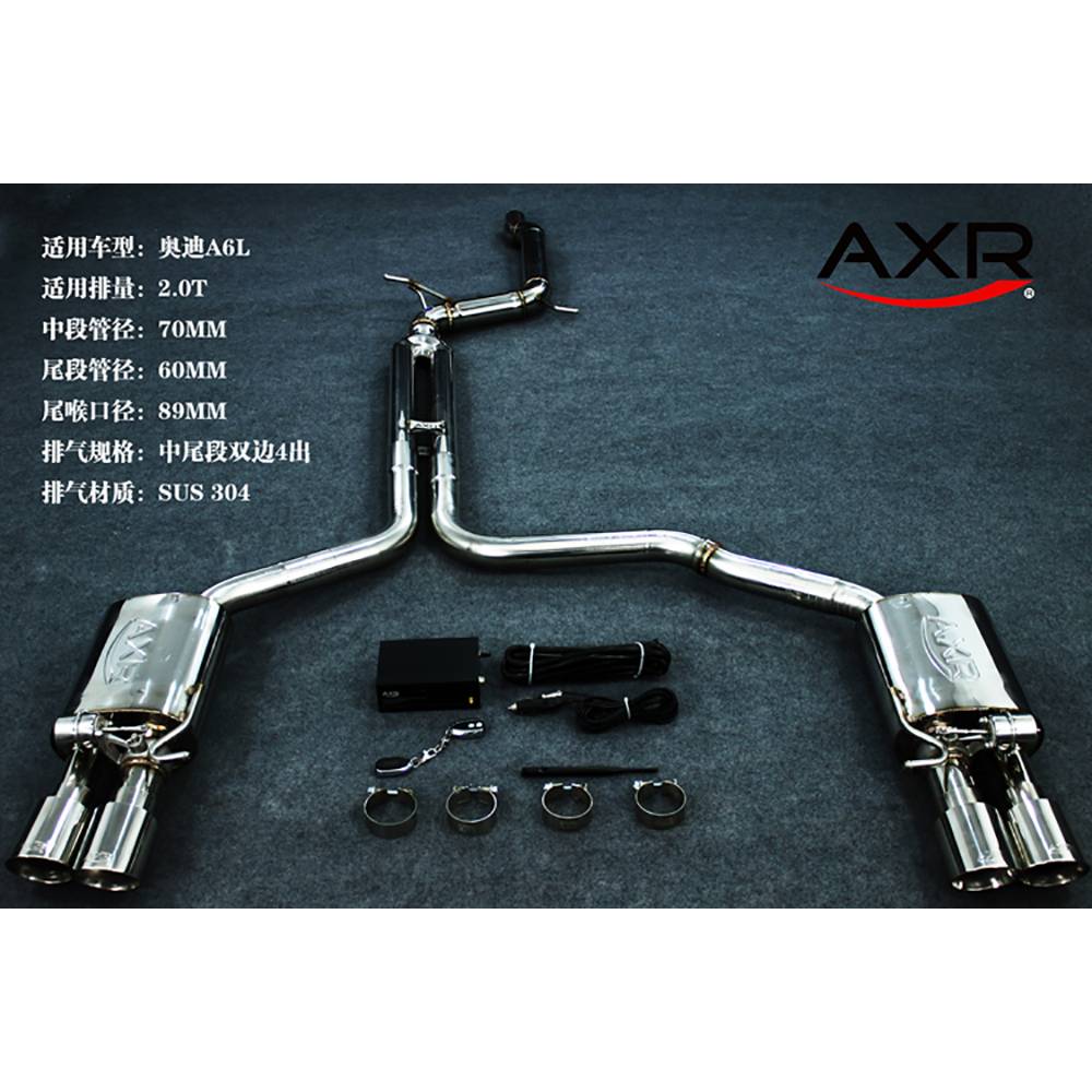 AXR 不锈钢排气 奥迪 Audi  A6L 2.0T 适用年份:2015-